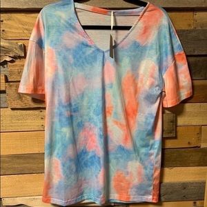 Brand new Boutique top. Super cute tye dye!